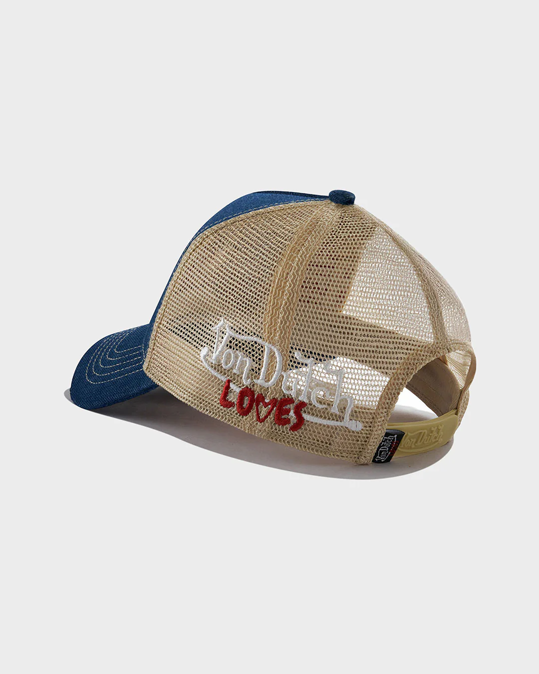 DARK BLUE DENIM HEART LOVES TRUCKER - Image 5