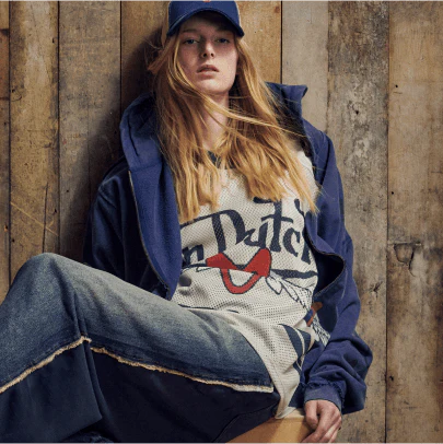 ZIP-UP FACE HOODIE NAVY - Image 12