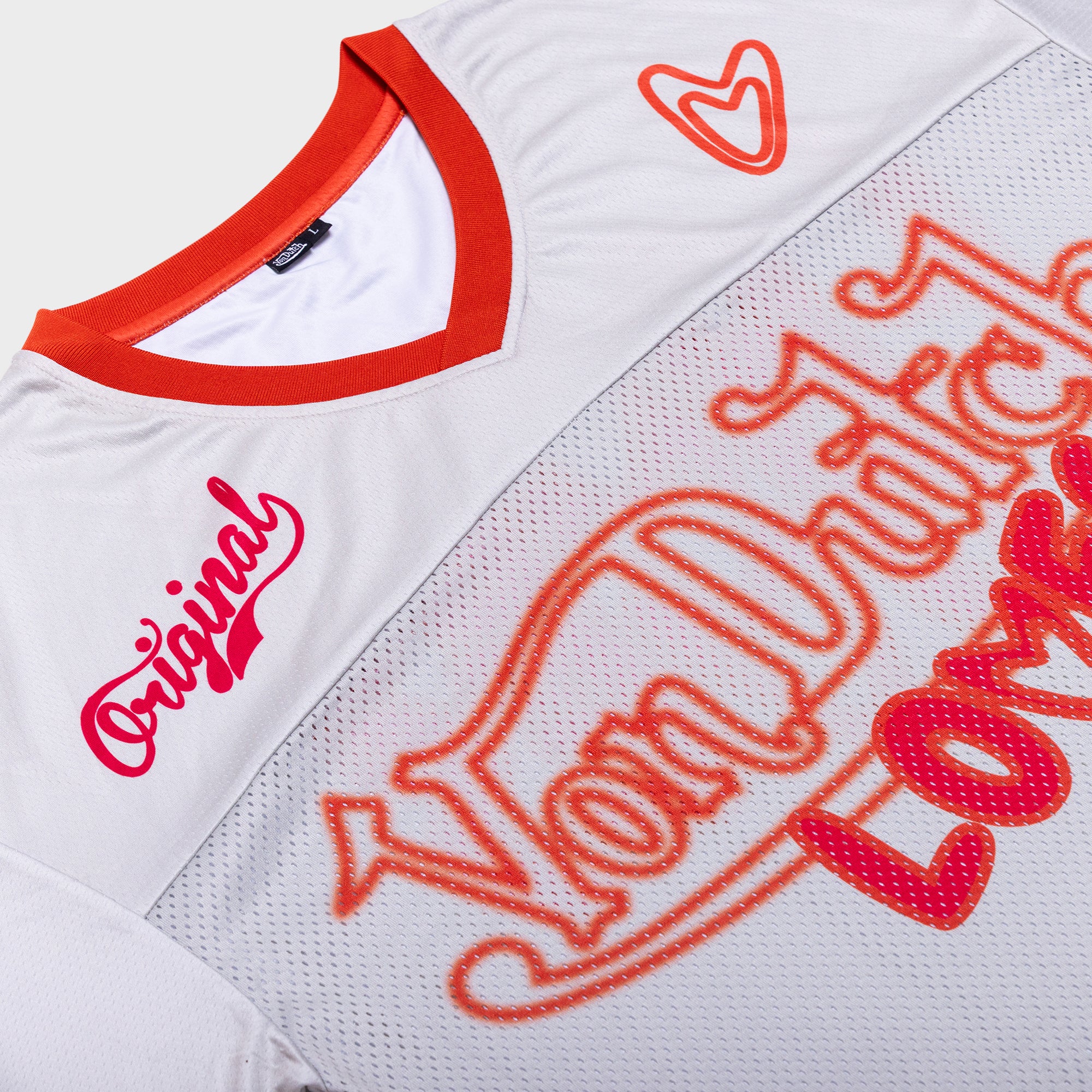 FOOTBALL JERSEY PUTTY & ORANGE - Image 6