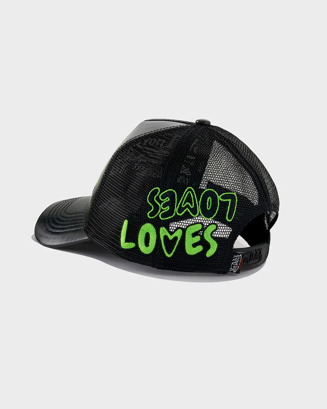 IRIDESCENT BLACK AND GREEN TRUCKER - Image 3