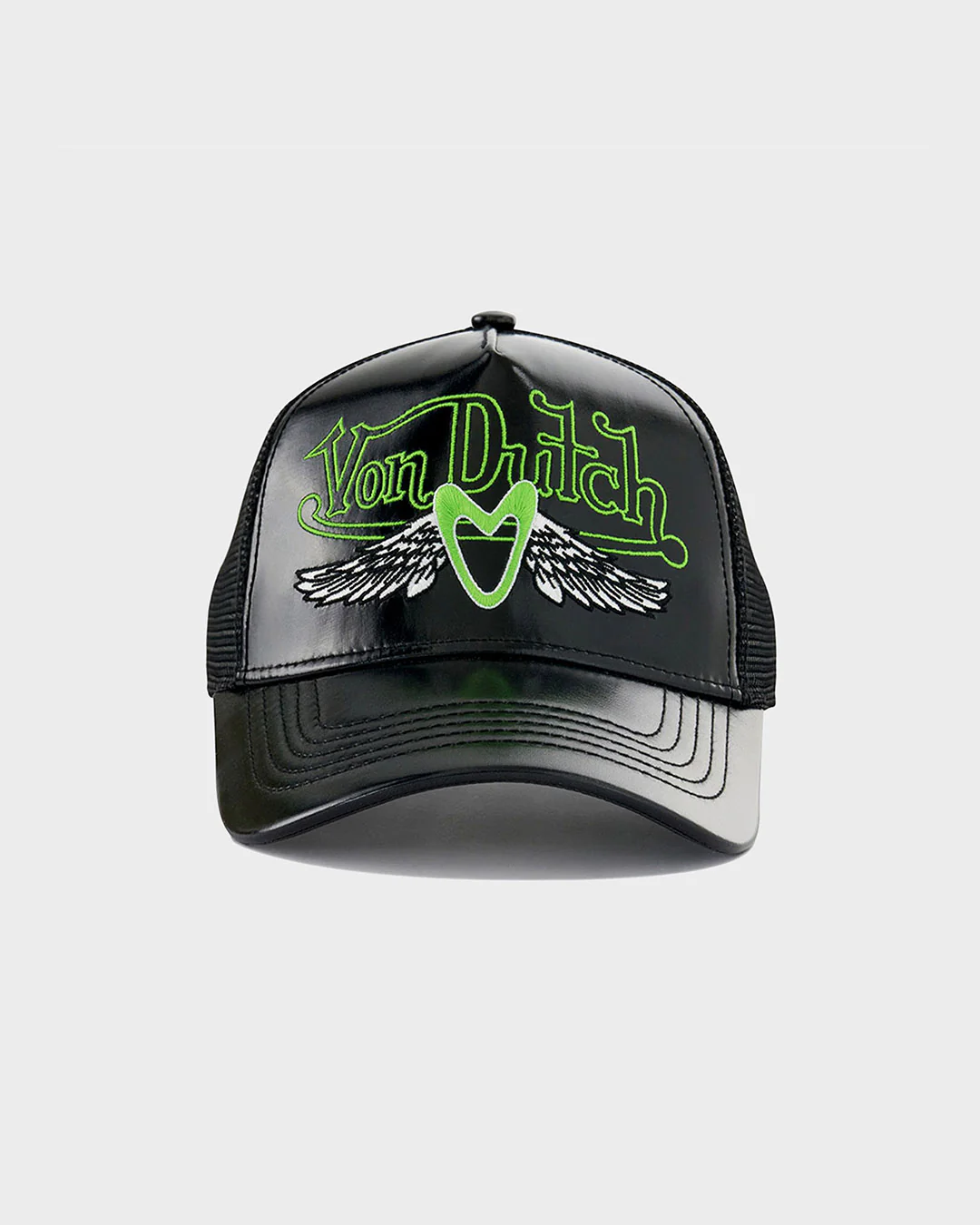 IRIDESCENT BLACK AND GREEN TRUCKER - Image 5