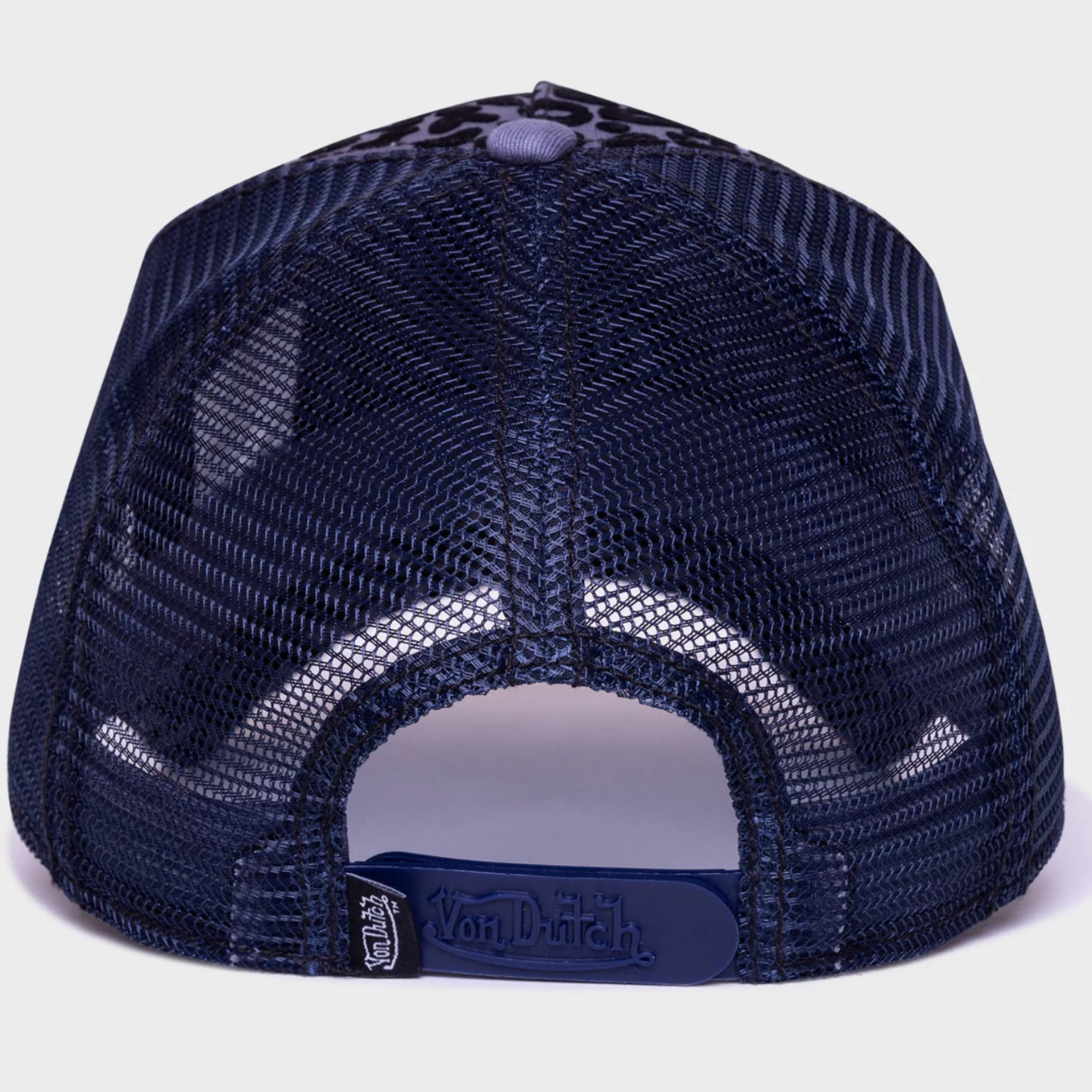 NAVY LEOPARD TRUCKER - Image 2