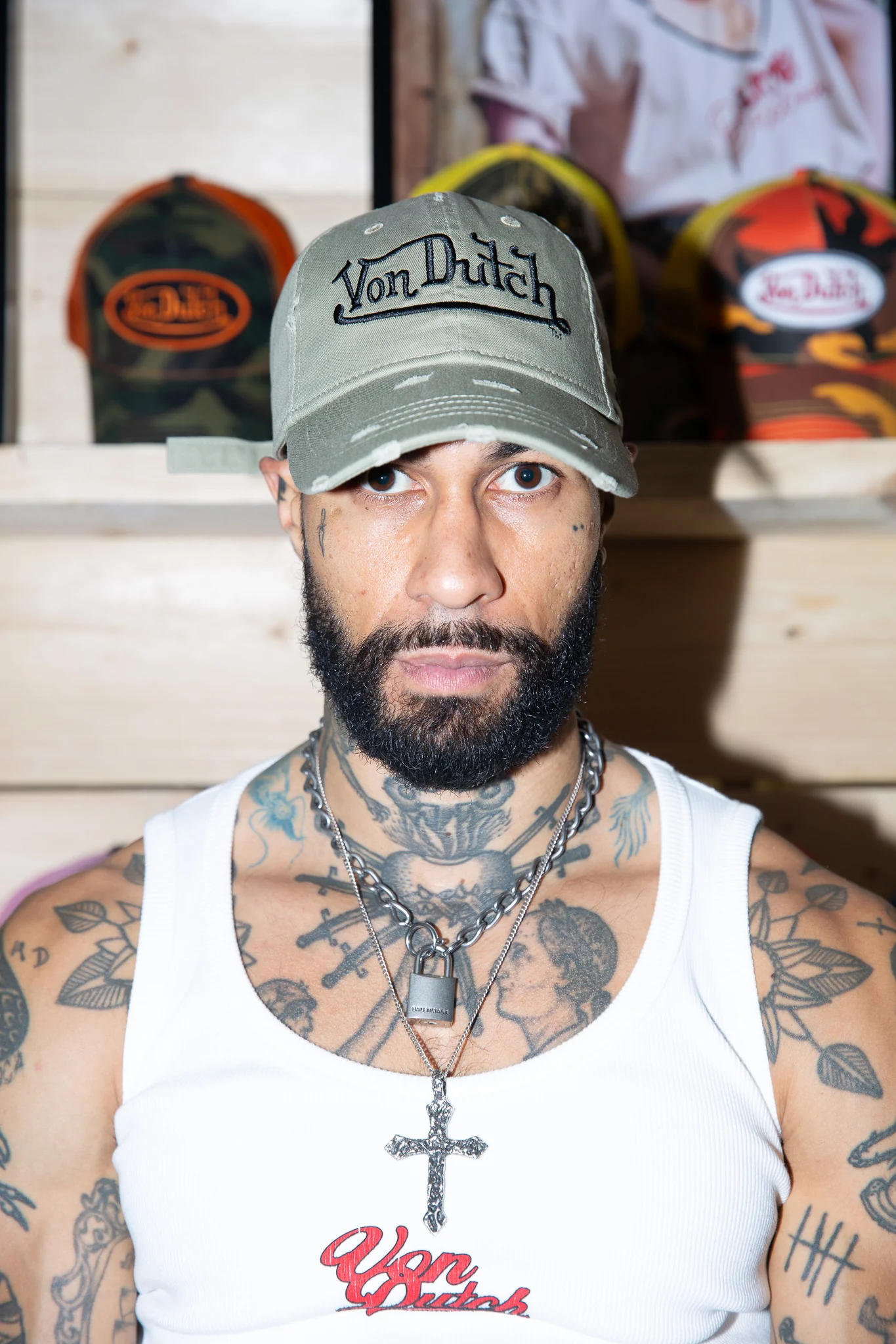 KHAKI STONE DAD HAT - Image 7