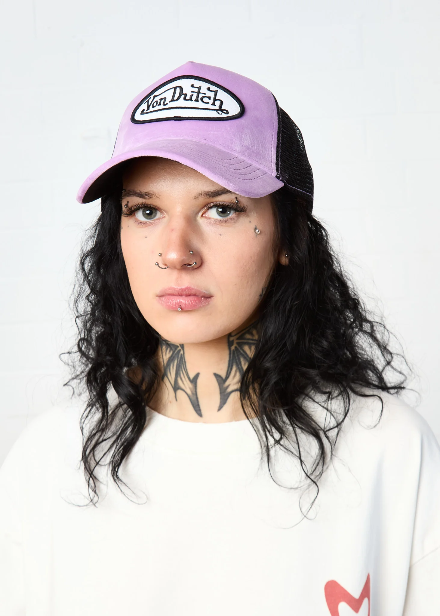 PLUM DUST VELVET TRUCKER - Image 7