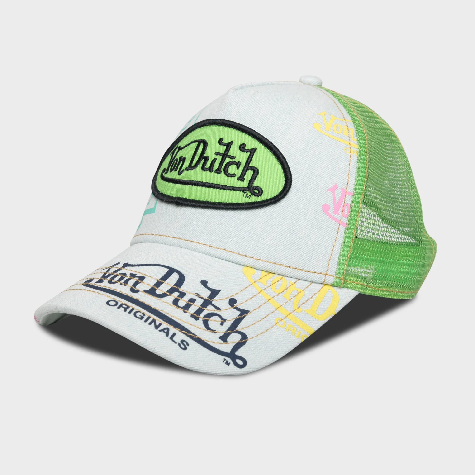 COASTAL BLUE/GREEN TAGGED TRUCKER - Image 2