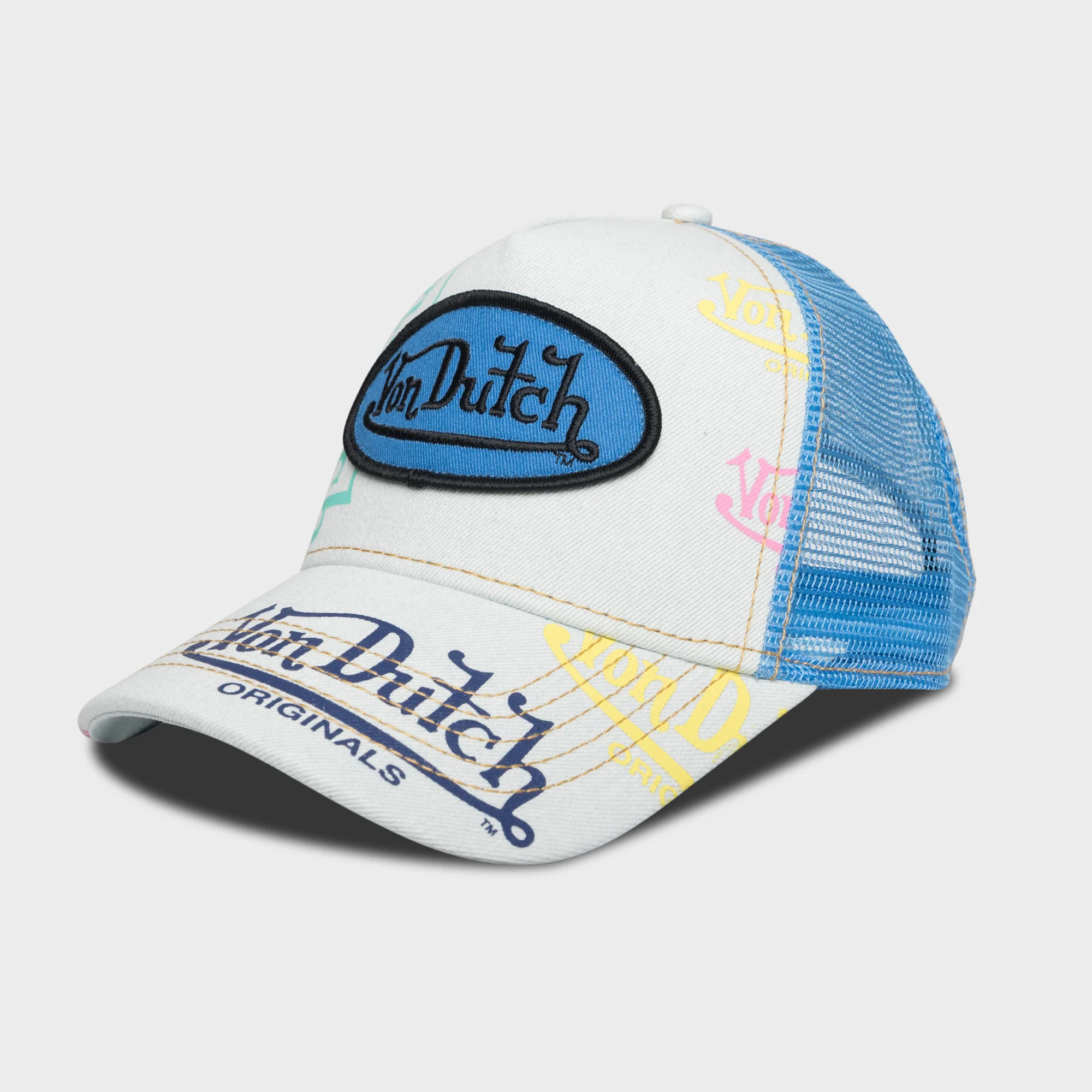 TAGGED TRUCKER (HALF BLUE) - Image 2