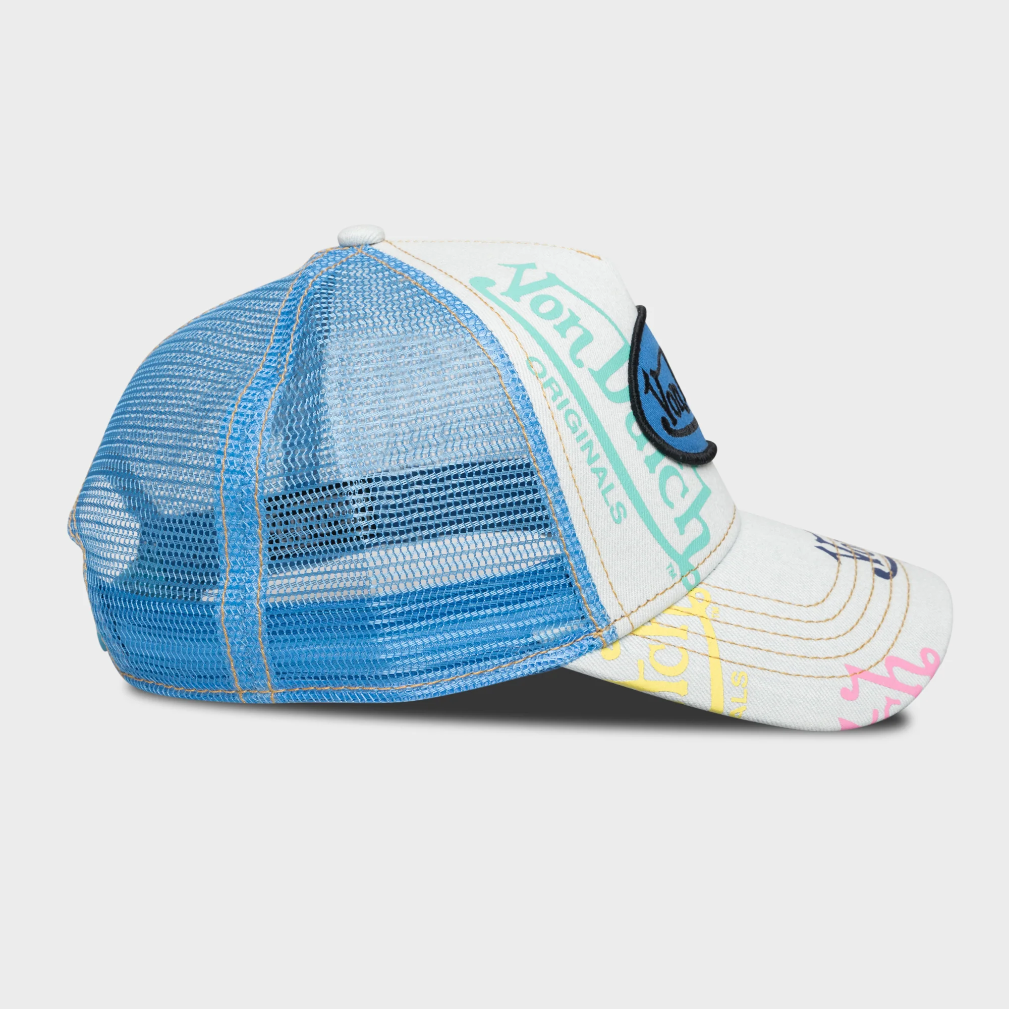 TAGGED TRUCKER (HALF BLUE) - Image 4