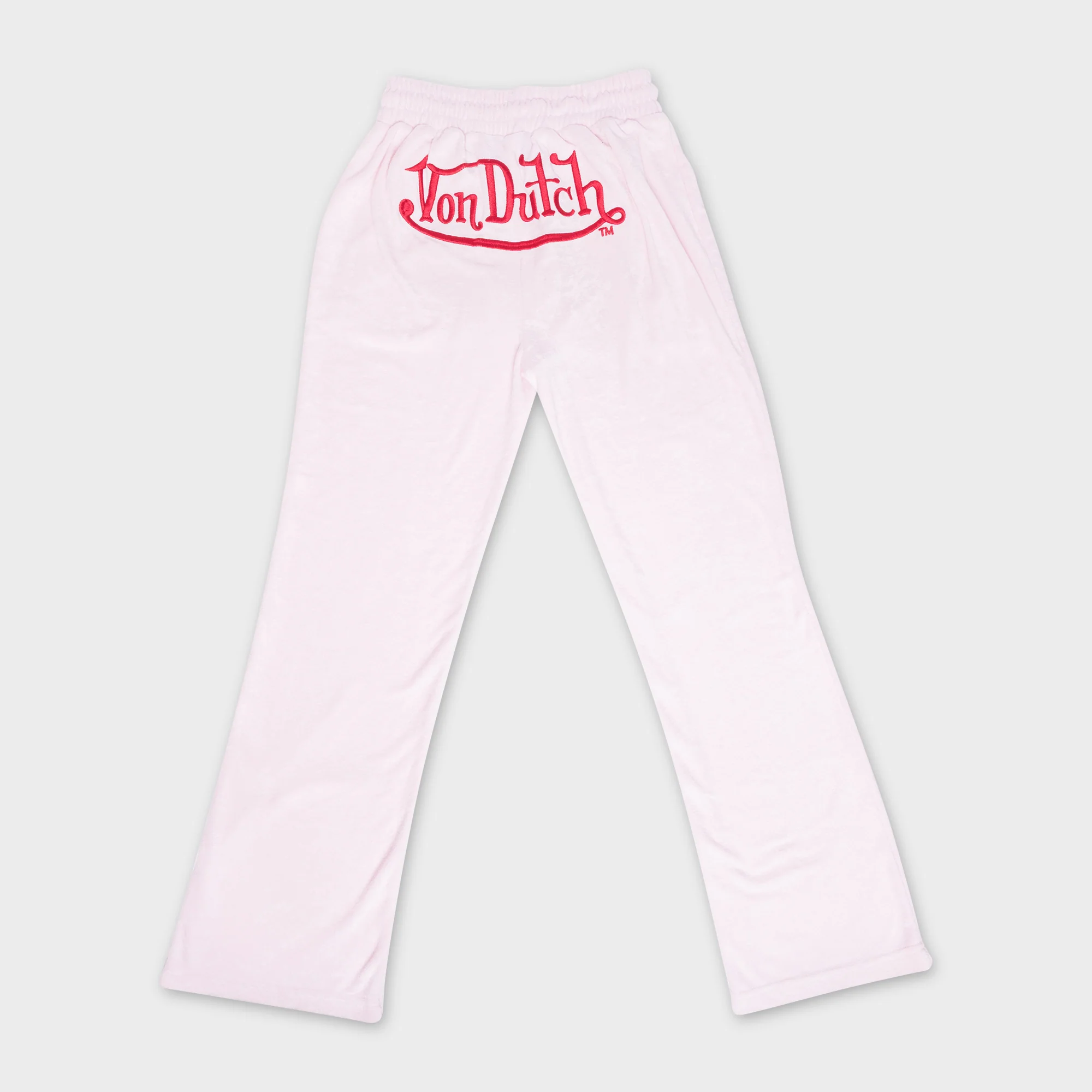 CALIFORNIA VELOUR PINK JOGGERS - Image 4