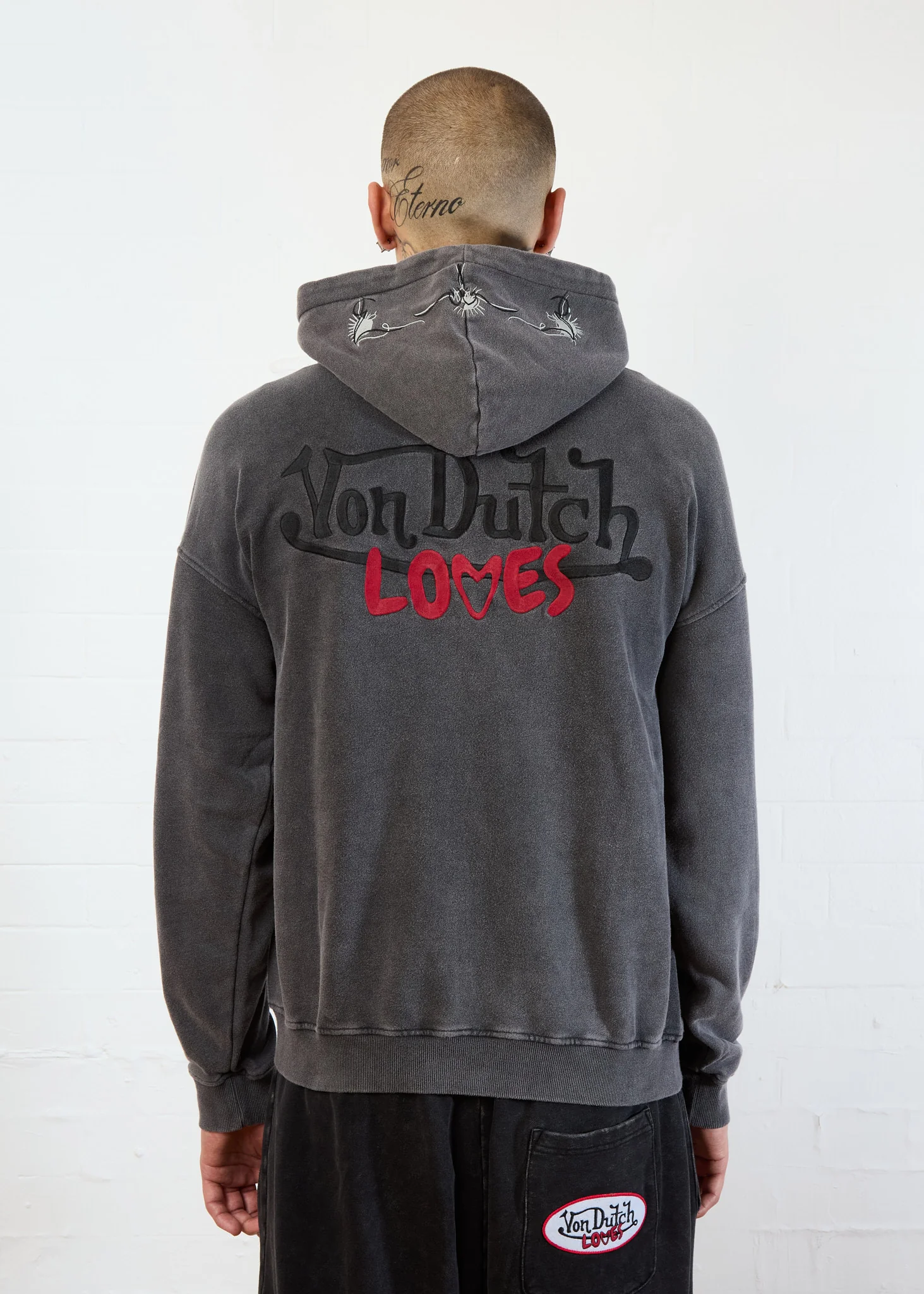 VINTAGE WASH WINGED HOODIE - Image 4