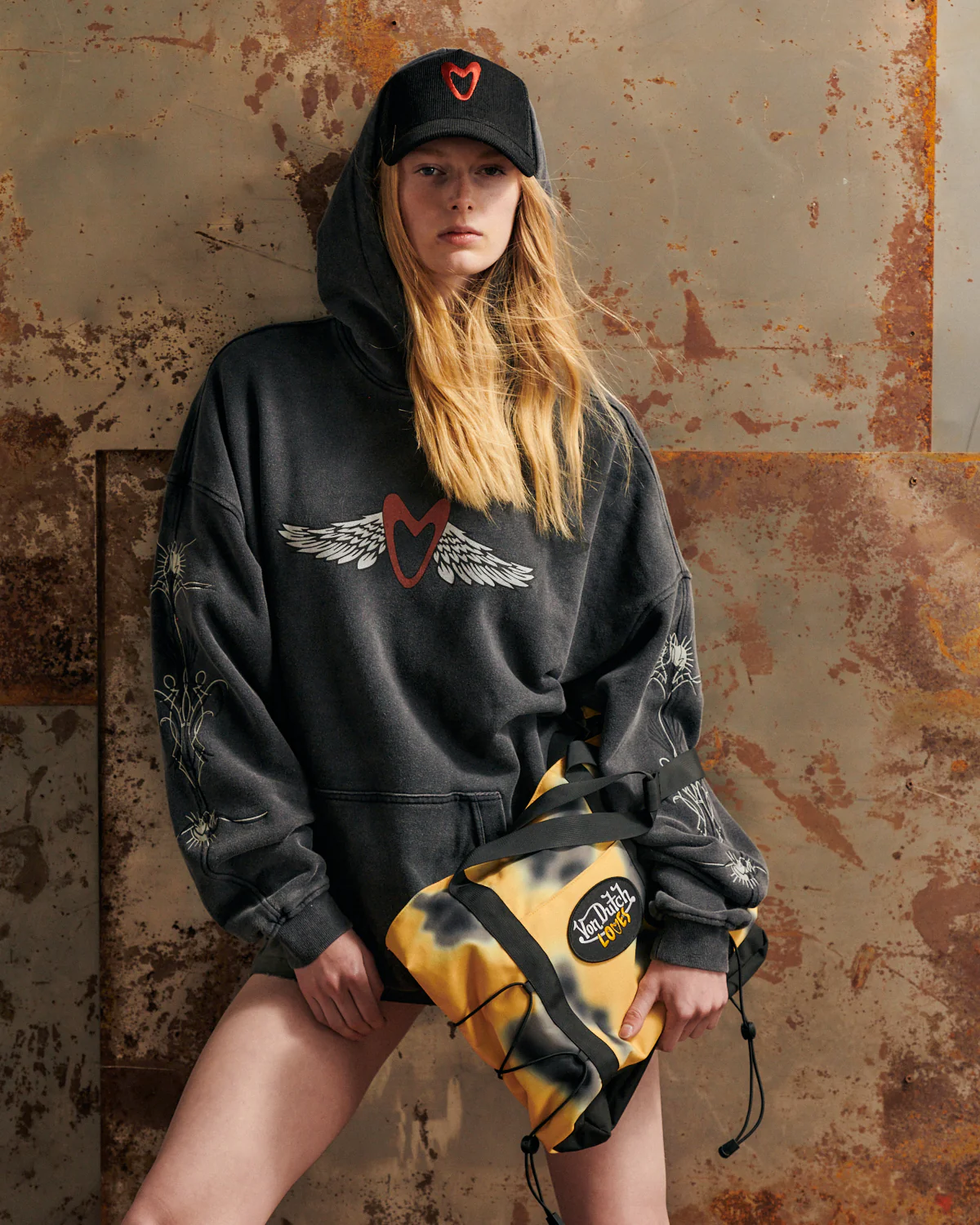 VINTAGE WASH WINGED HOODIE - Image 8