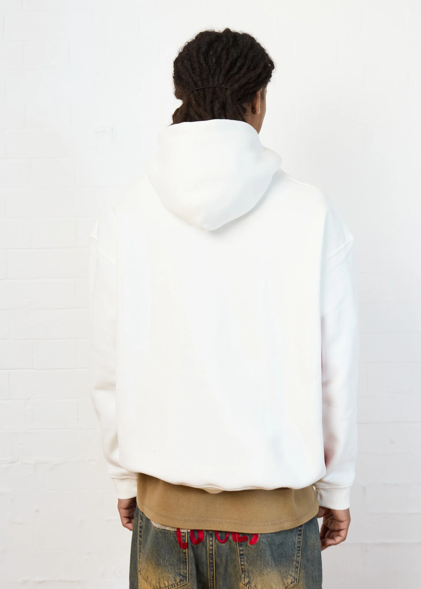 BROKEN HEART HOODIE WHITE - Image 10