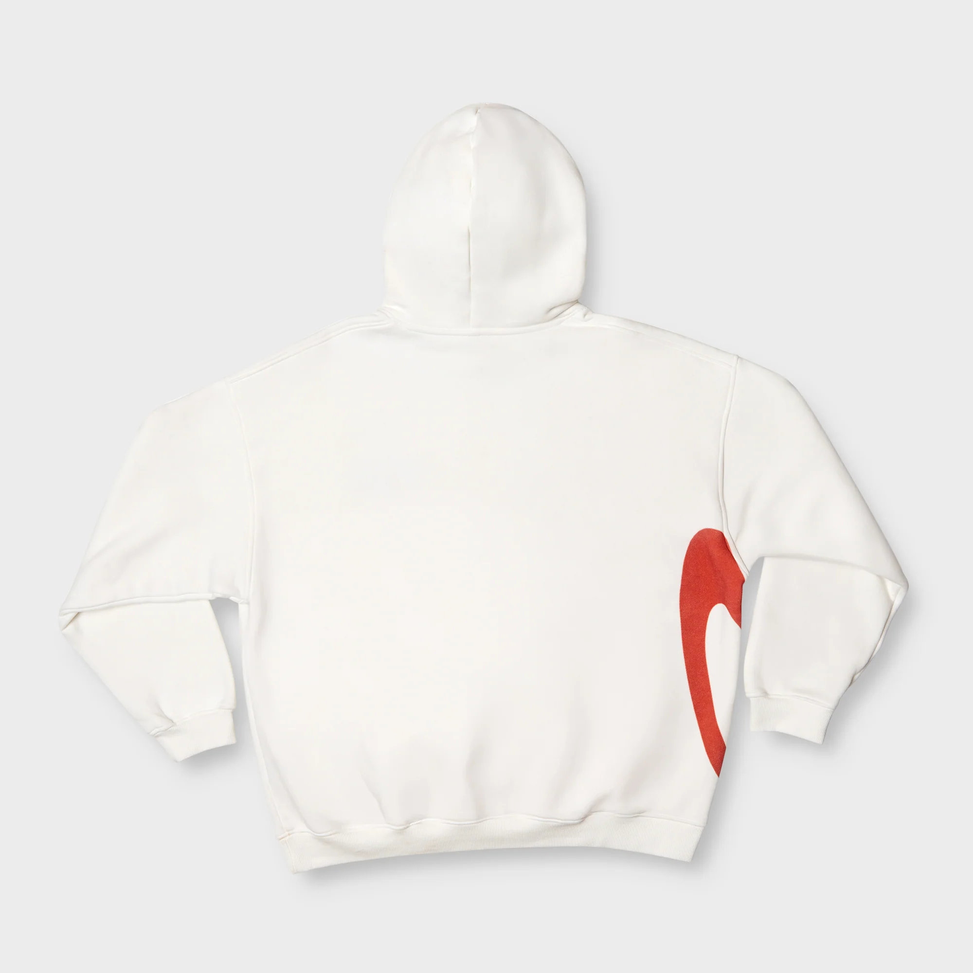 BROKEN HEART HOODIE WHITE - Image 3