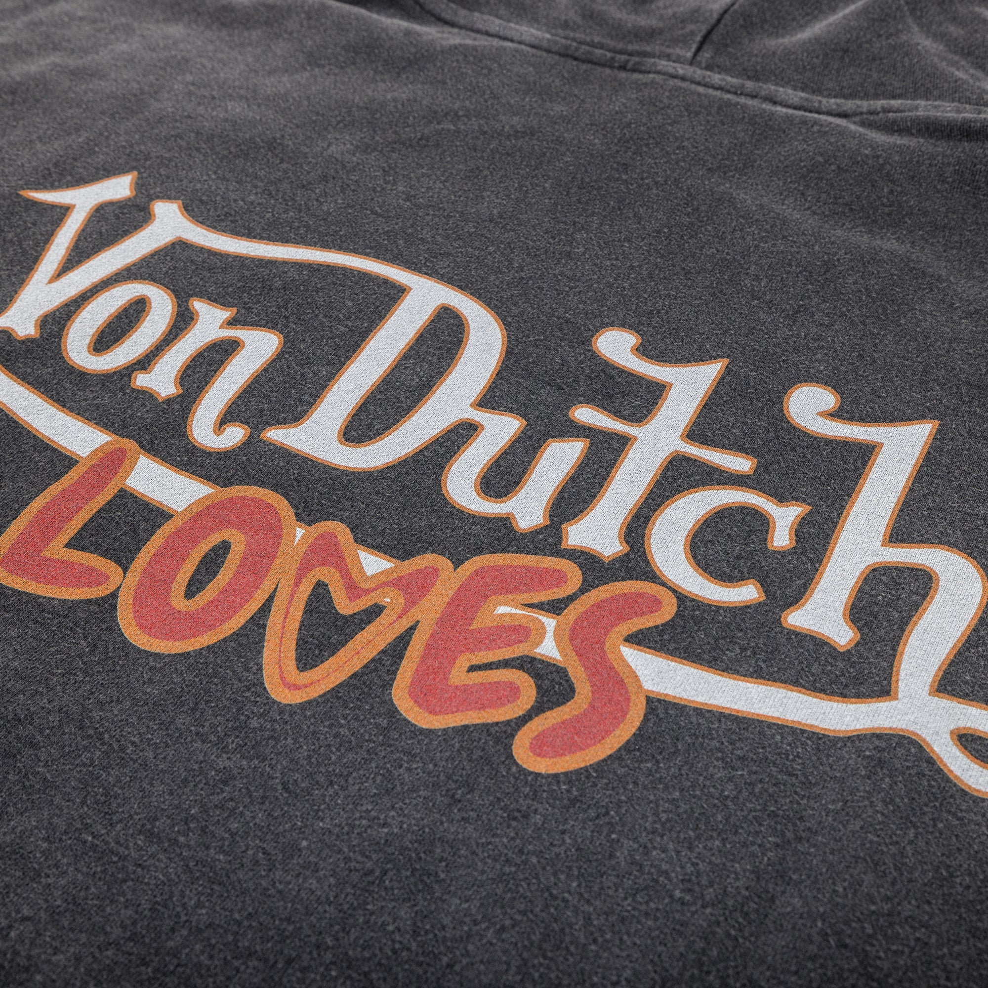 THREE LOVES COTTON BLACK HOODIE - Image 4