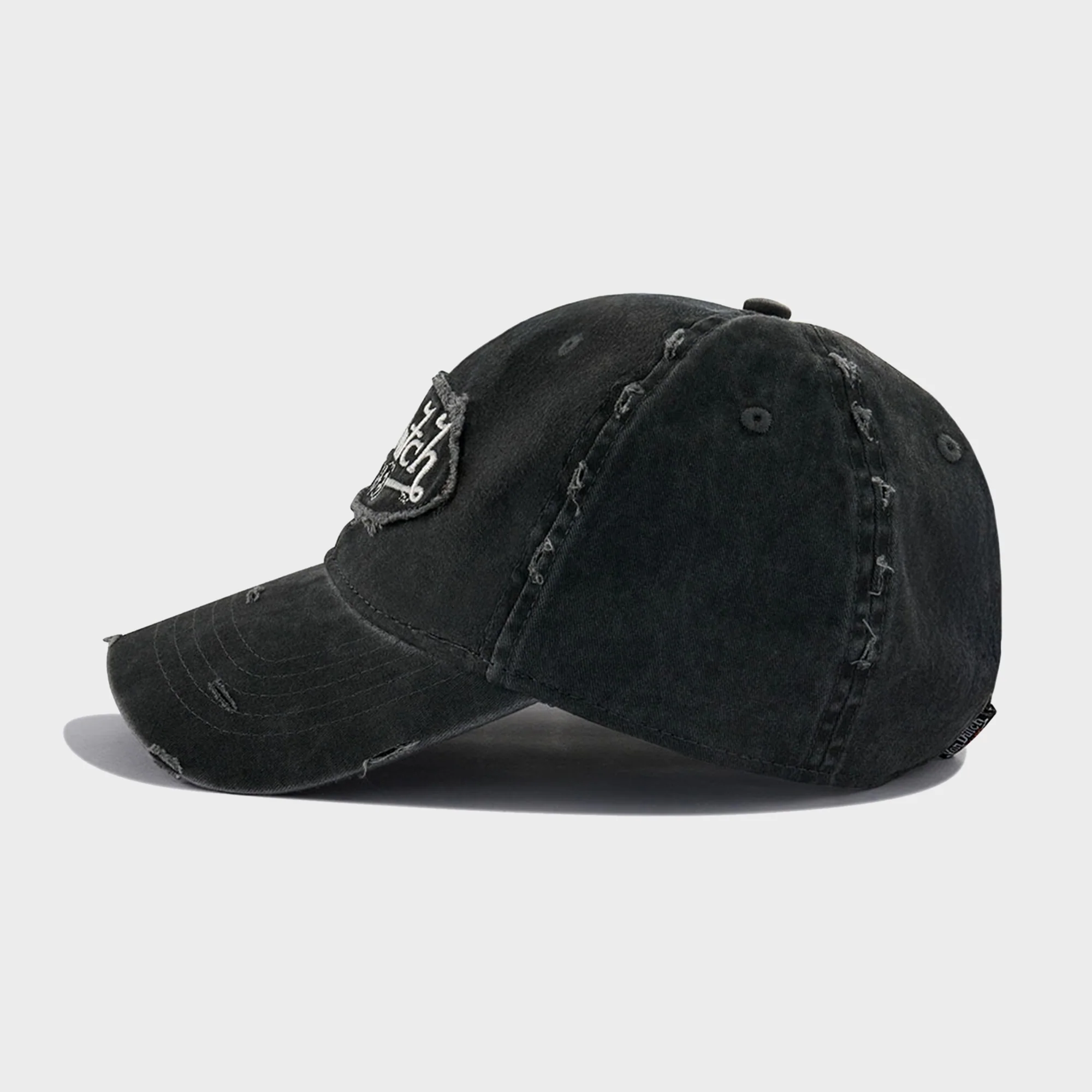 VON DUTCH LOVES BLACK DISTRESSED DAD HAT - Image 3