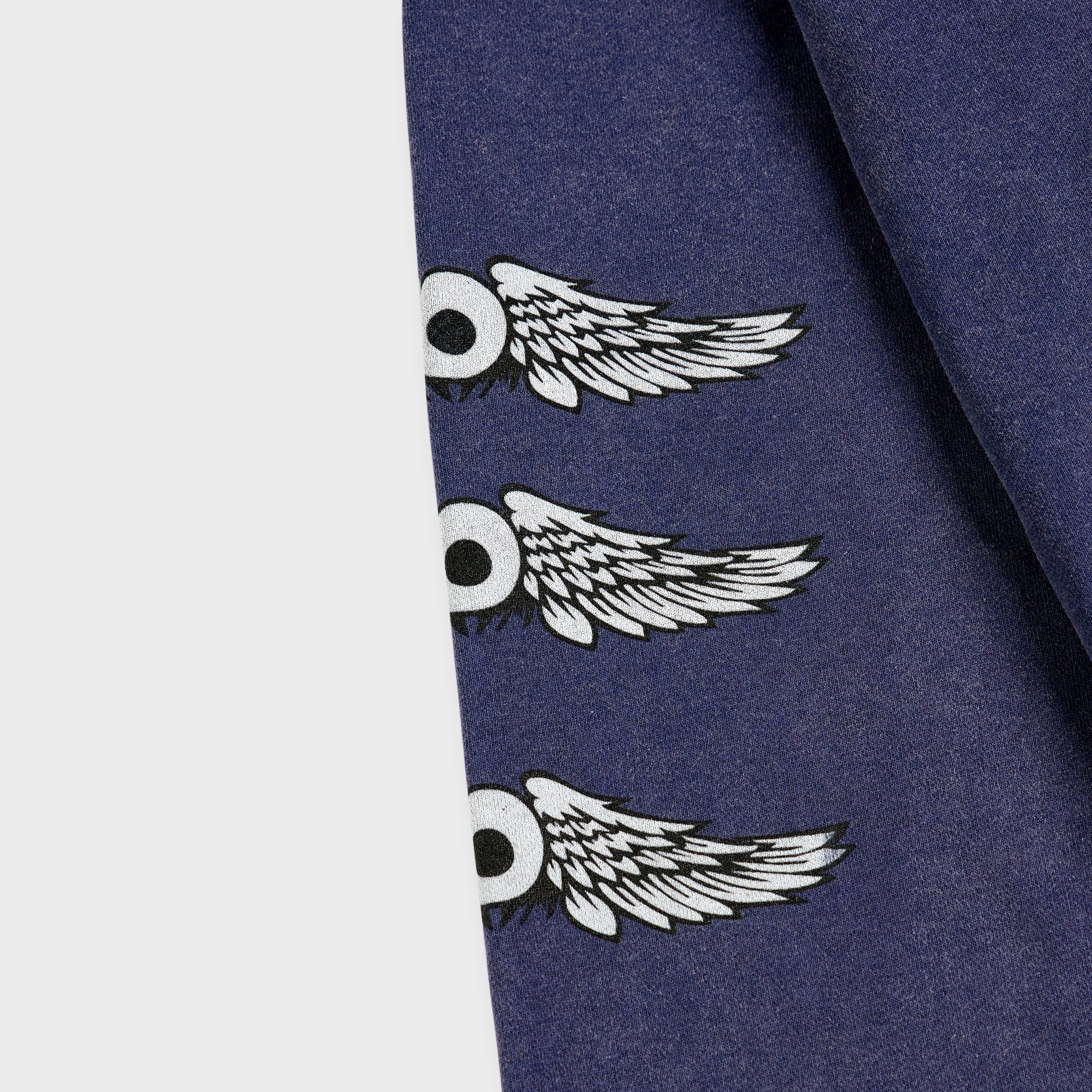 ZIP-UP FACE HOODIE NAVY - Image 4