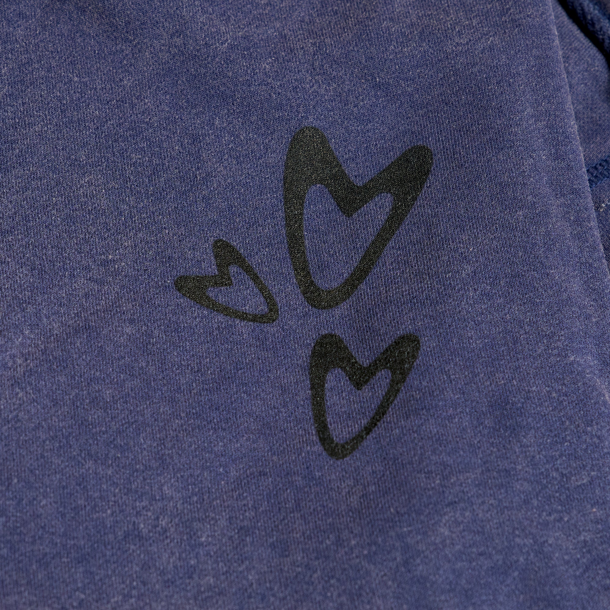 ZIP-UP FACE HOODIE NAVY - Image 5