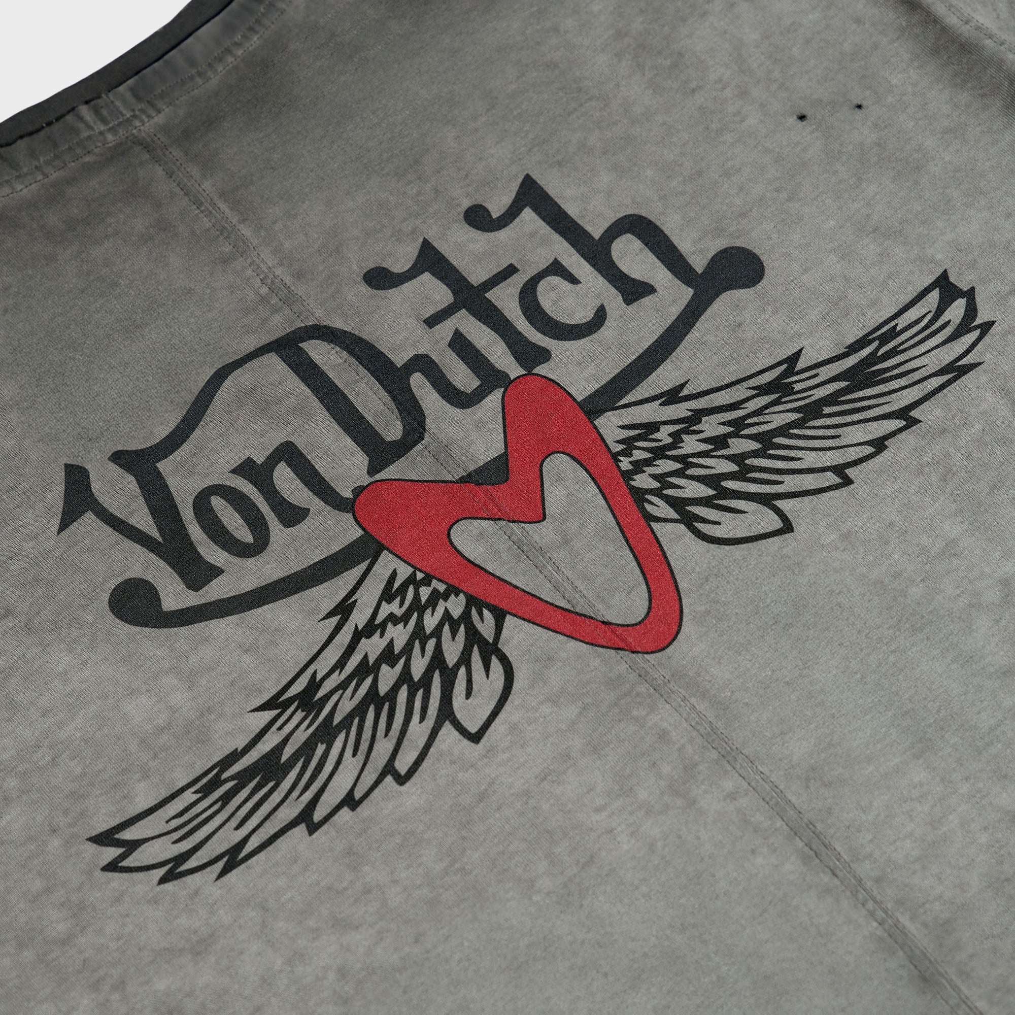 DISTRESSED WINGS TEE GREY - Image 3
