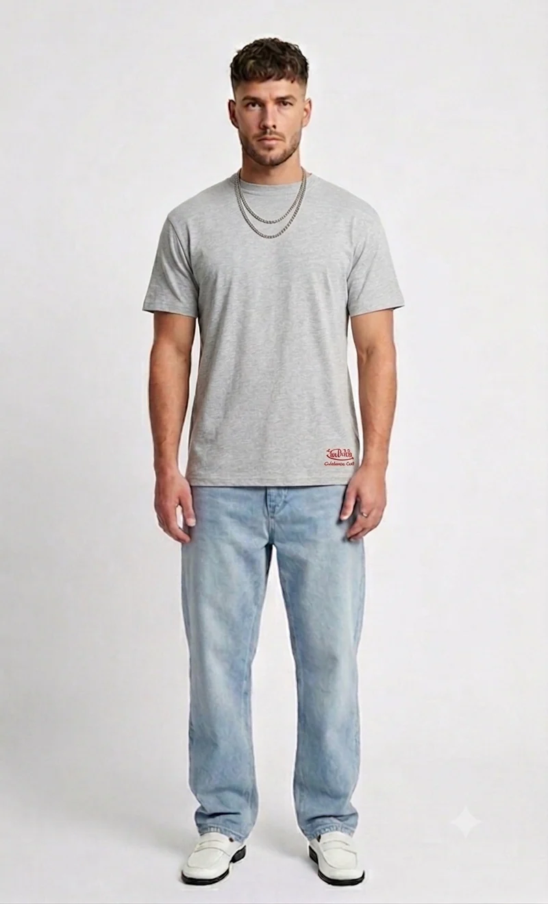 CALABASAS TEE (GREY) MENS/UNISEX