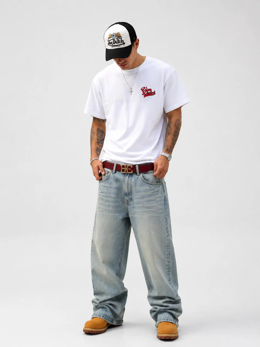 95 TEE (WHITE) MENS/UNISEX