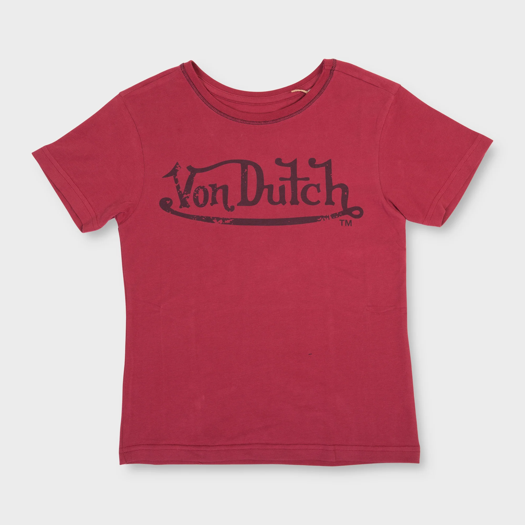 CLASSIC TEE IN CLARET - Image 2