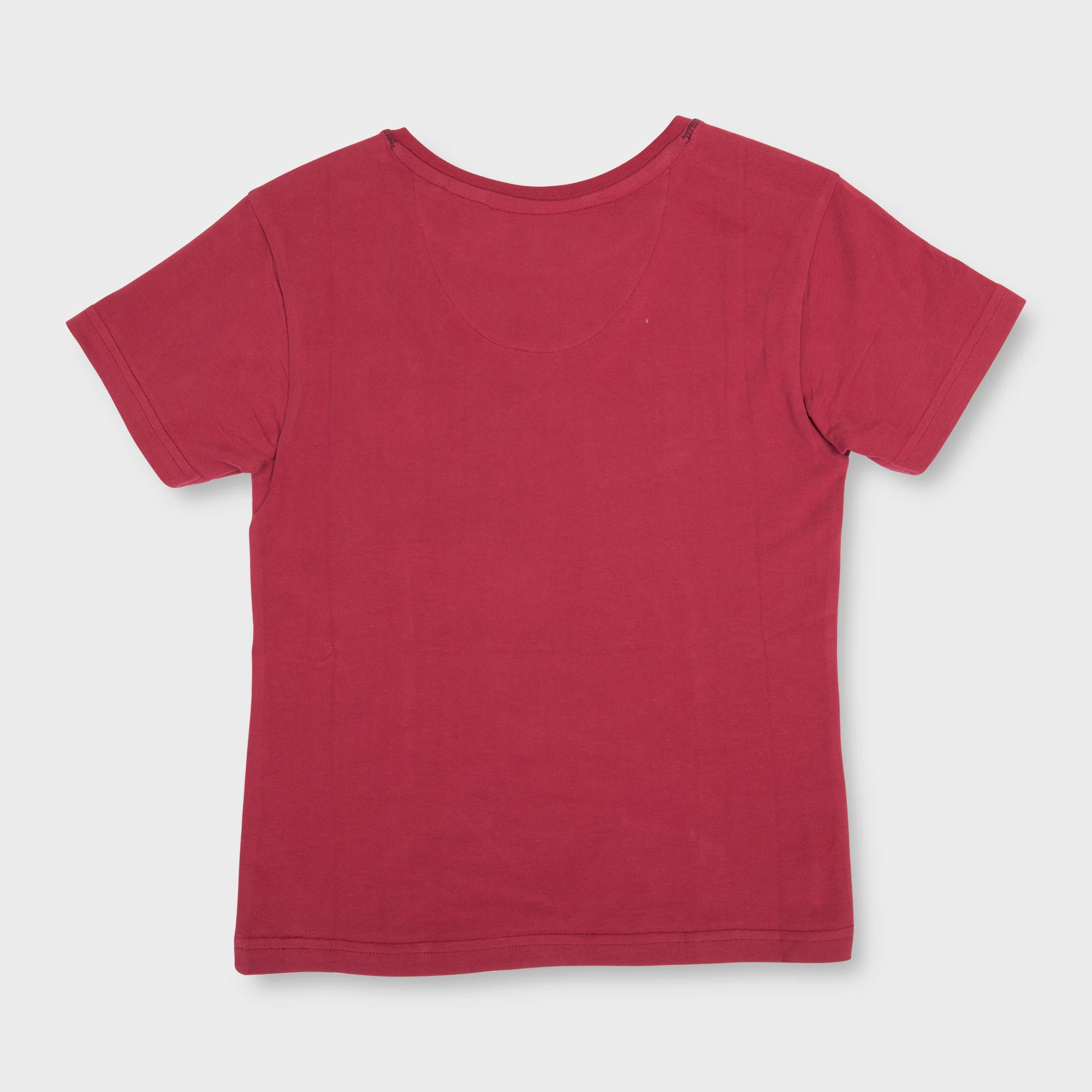 CLASSIC TEE IN CLARET - Image 3