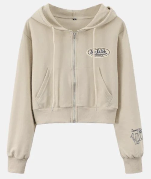 VD OUTLINE HOODIE (BEIGE) - Image 2