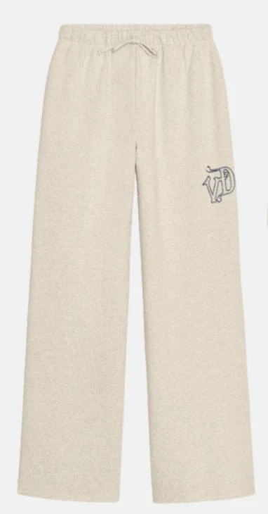 VD OUTLINE EMBROIDERED JOGGER (BEIGE) - Image 3
