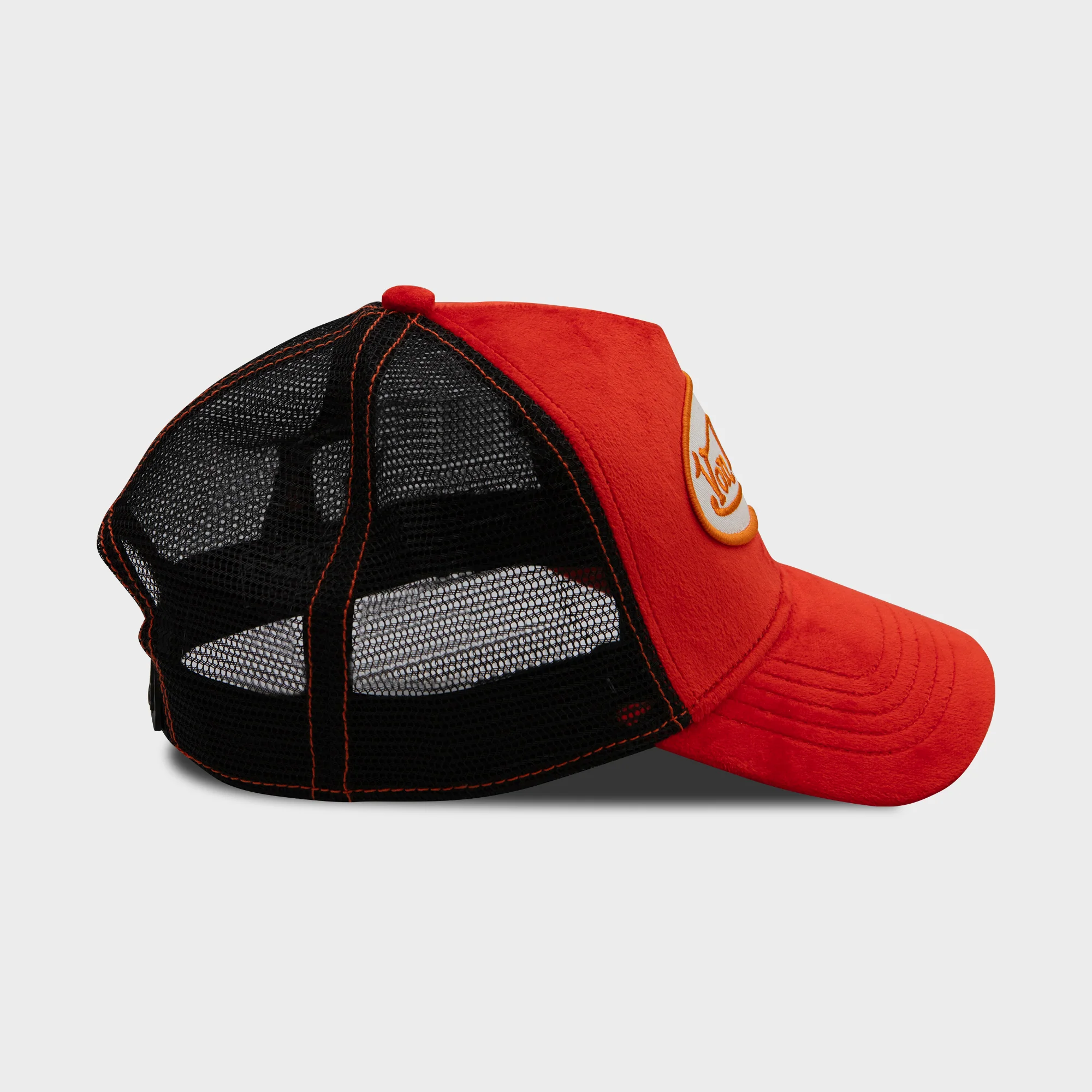 ORANGE/RED VELVET TRUCKER - Image 3
