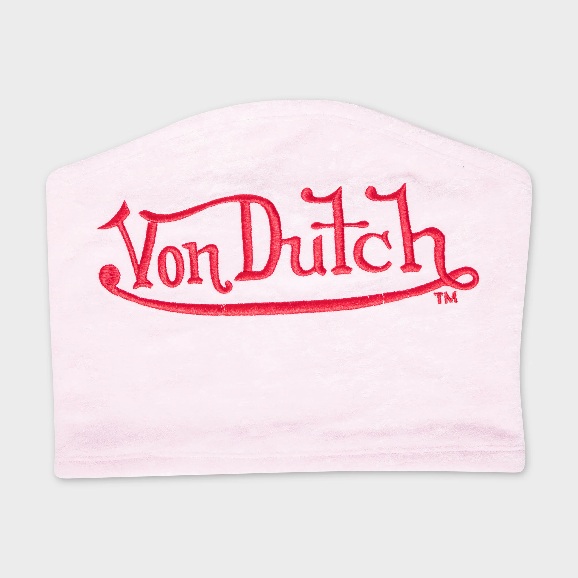 CALIFORNIA VELOUR PINK TUBE TOP - Image 5