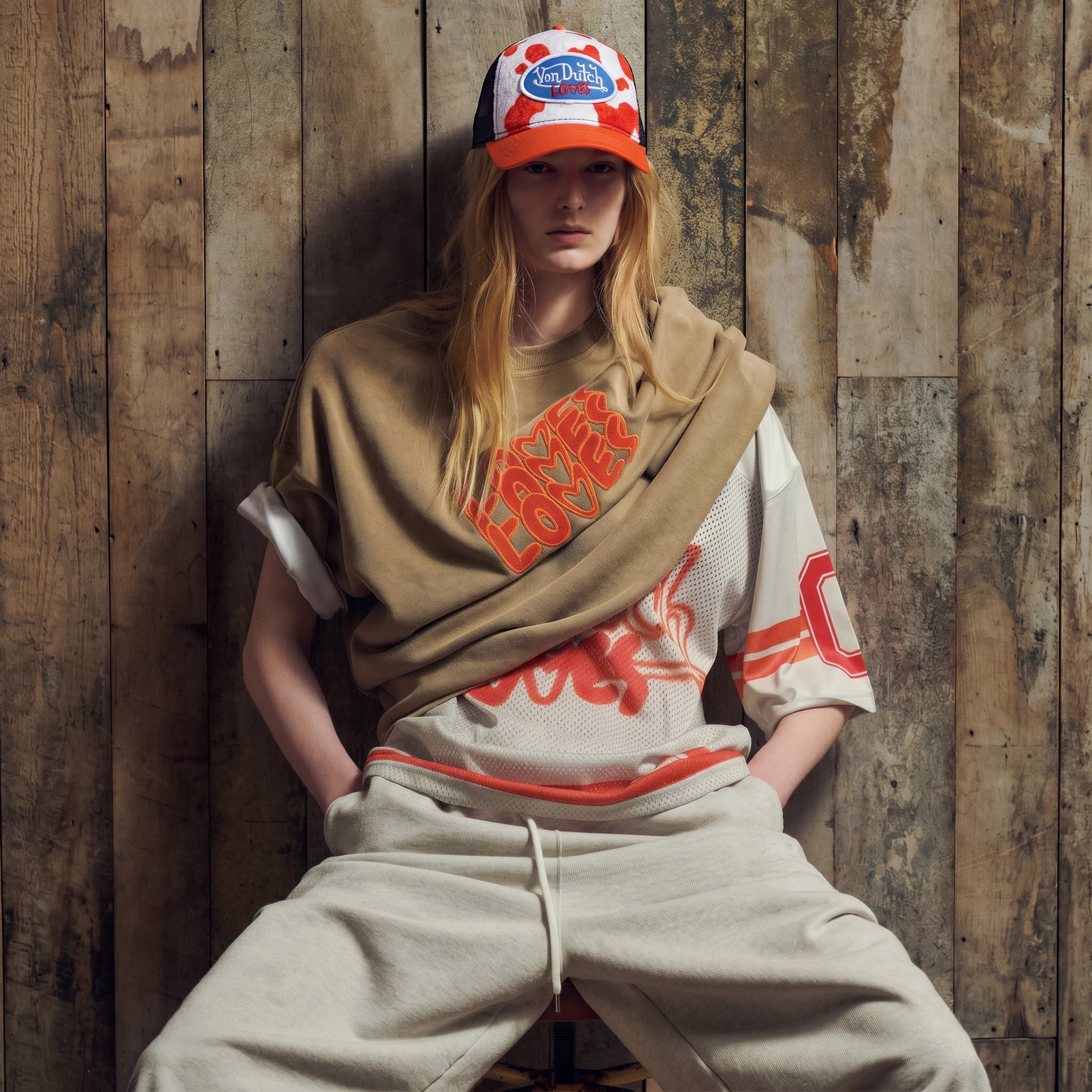 VON DUTCH LOVES VELVET ORANGE COW - Image 2