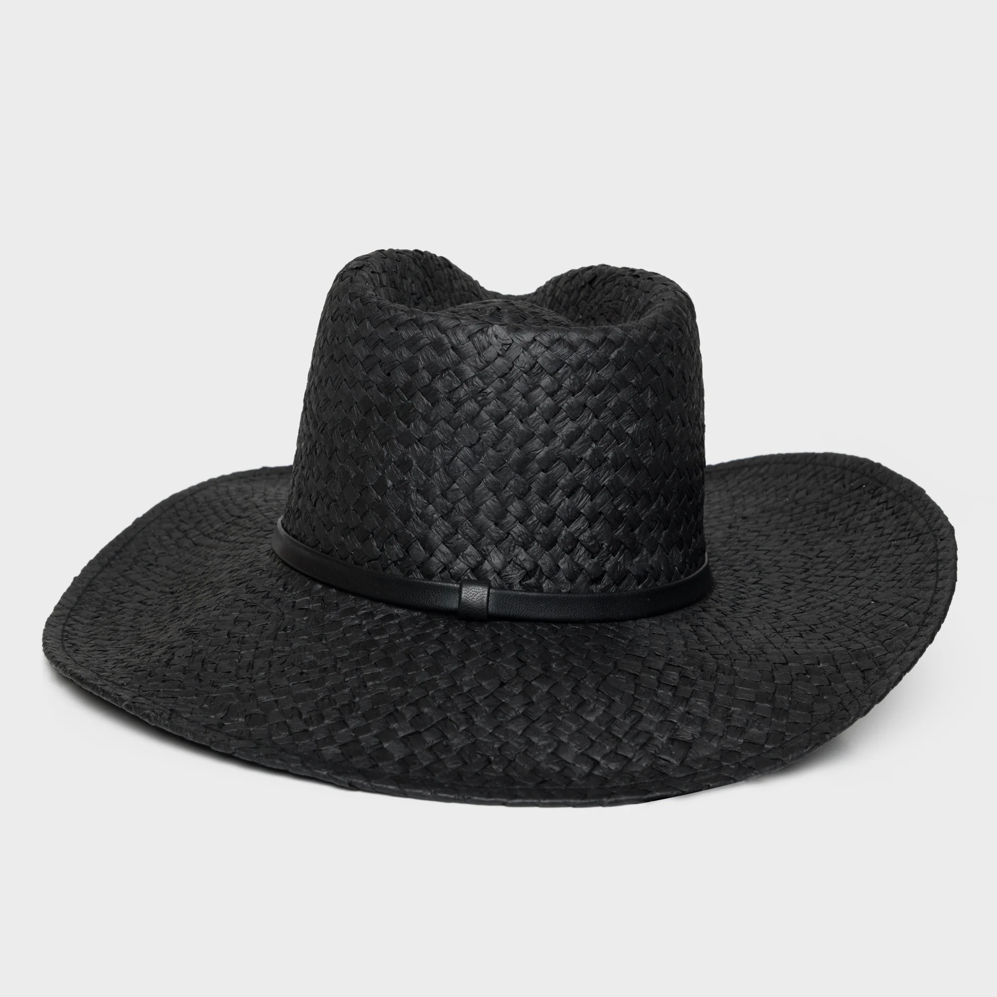 COWBOY HAT WITH PINK LOGO PATCH - Image 2